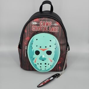 Loungefly Halloween: Friday the 13th Jason Glow in the Dark MINI BACKPACK